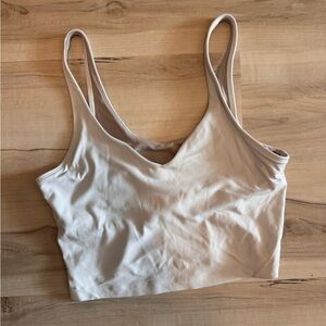 White lululemon align tank